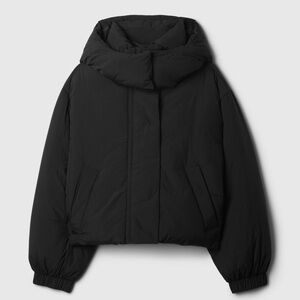 NWT Gap Cropped Duvet Wrapped Puffer Jacket